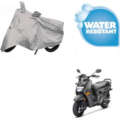 SRENTERPRISES Two Wheeler Cover for Honda(Cliq, Silver)