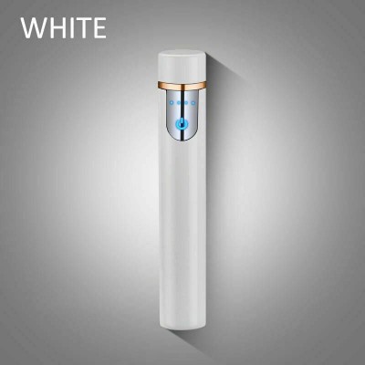 Gabbar Round Shape Lighter , High Sensitive Touch Sensor With USB Rechargeable RTL Cigarette Lighter(White)