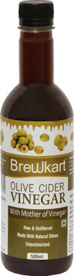 Brewkart Olive Cider Vinegar Premium Vinegar(500 ml)