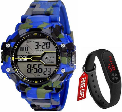Razyloo bx1018 Analog-Digital Watch  - For Men