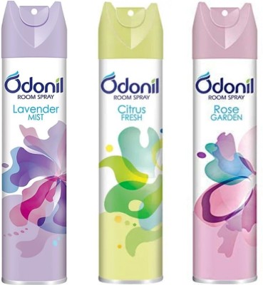 Odonil LAVENDER, Citrus, ROSE Spray(3 x 240 ml)