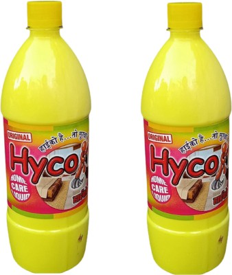 Hyco Home Care Liquid Yellow 1ltr (Pack of 2) Floral(2 x 1 L)