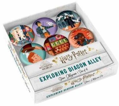 Harry Potter: Exploring Diagon Alley Glass Magnet Set: Set of 6(English, Other printed item, Insight Editions)