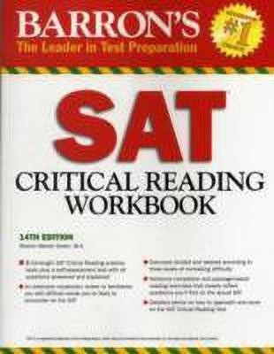 SAT Critical Reading Workbook(English, Paperback, Green Sharon Weiner)