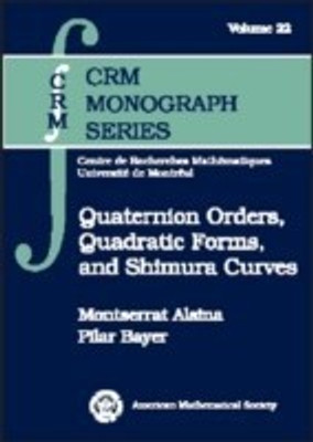 Quaternion Orders, Quadratic Forms, and Shimura Curves(English, Hardcover, Alsina Montserrat)