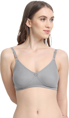 V Star LINA Women Full Coverage Lightly Padded Bra(Grey)