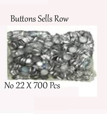 Mass Pro MOULD BUTTONS No 22 X 700 Sells Row ( PACK OF 700 PCS ) Metal Buttons(Pack of 700)