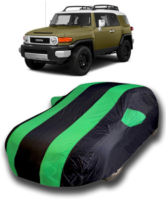 KASHYAP FASHION WORLD Car Cover For Toyota Cruiser (With Mirror Pockets)(Multicolor)