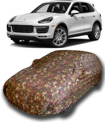 KASHYAP FASHION WORLD Car Cover For Porsche Cayenne (With Mirror Pockets)(Multicolor)