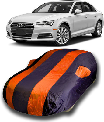Gavya Car Cover For Audi A4 (With Mirror Pockets)(Blue, Orange)