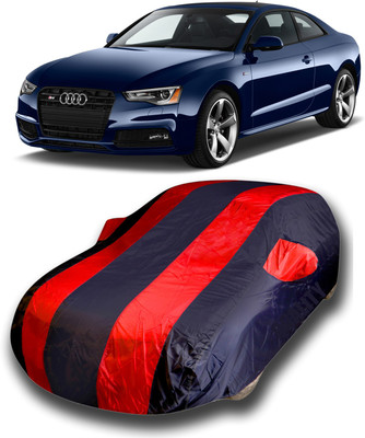 siddharth fashion Car Cover For Audi S5 (With Mirror Pockets)(Blue, Red)