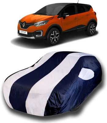 KASHYAP ENTERPRISE Car Cover For Renault Captur (With Mirror Pockets)(White)