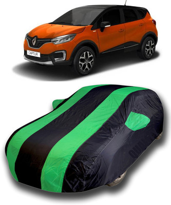 KASHYAP ENTERPRISE Car Cover For Renault Captur (With Mirror Pockets)(Green)