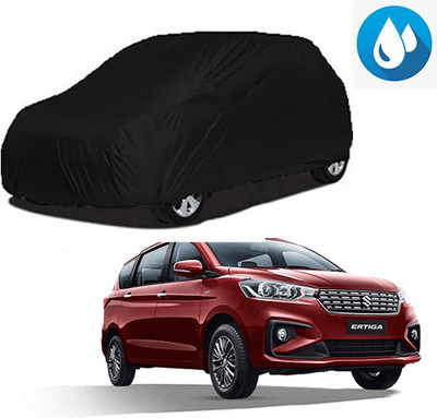 Motoren Car Cover For Maruti Suzuki Ertiga (With Mirror Pockets)(Black, For 2020 Models)