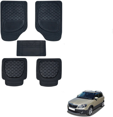 KOZDIKO Rubber Standard Mat For  Skoda Fabia(Black)