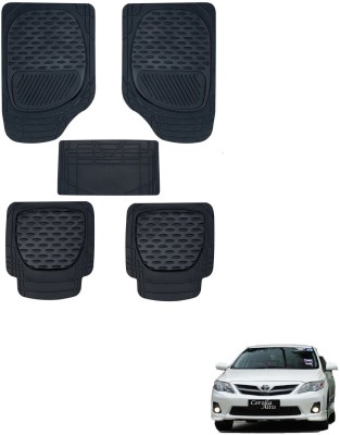 KOZDIKO Rubber Standard Mat For  Toyota Corolla Altis(Black)