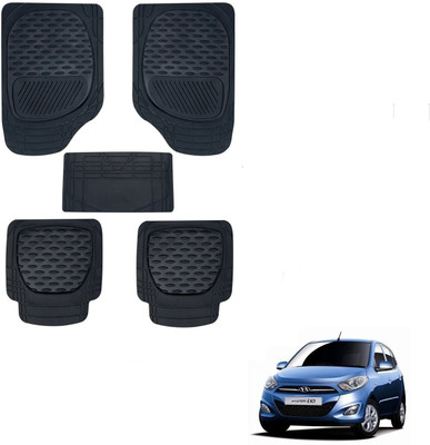 KOZDIKO Rubber Standard Mat For  Hyundai i10(Black)