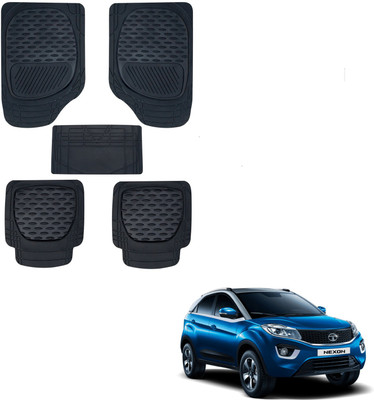 AuTO ADDiCT Rubber, PVC Standard Mat For  Tata Nexon(Black)