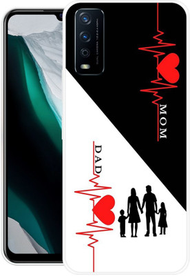 Vaultart Back Cover for Vivo Y12s(Multicolor, Dual Protection, Silicon)