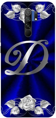 VS PRINT LINK Back Cover for Redmi 9 Prime , M2004J191 , D letter,D name D word , Printed Back Cover(Blue, Hard Case, Pack of: 1)