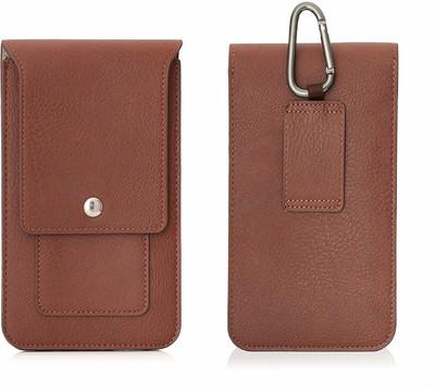 HITFIT Pouch for Huawei Mate 20 X(Brown, Magnetic Case, Pack of: 1)