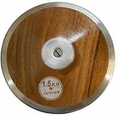S R Sports A-Wooden Discuss Throw 1.5 kg Wooden Discus Throw Disc(1.5 kg)