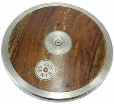 HACKERX Wooden Discuss Throw 2Kg Disc Wooden Discus Throw Disc(2 kg)