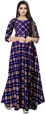 MUDRIKA Anarkali Gown(Blue)