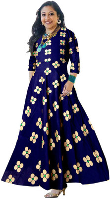 MUDRIKA Anarkali Gown(Blue)