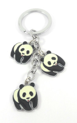 Key Era Panda Karate K ung fu Metal Key Chain