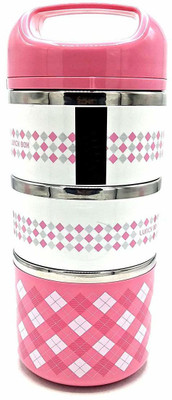 Rexmon 3 Layer Printed Lunch Box Picnic Food Container Tiffin Hot Thermal Box Fast Breakfast Dinner Container Box For Office ;School;Collage 3 Containers Lunch Box(1000 ml, Thermoware) Rexmon 3 Layer Printed Lunch Box Picnic Food Container Tiffin Hot Thermal Box Fast Breakfast Dinner Container Box For Office ;School;Collage 3 Containers Lunch Box(1000 ml, Thermoware)