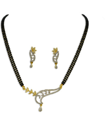 SOLLIGHT Brass Gold-plated Yellow Jewellery Set(Pack of 1)