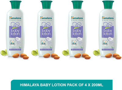 HIMALAYA Baby Lotion | Best Baby Moisturizing Lotion (pack of 4)200ml(800 ml)