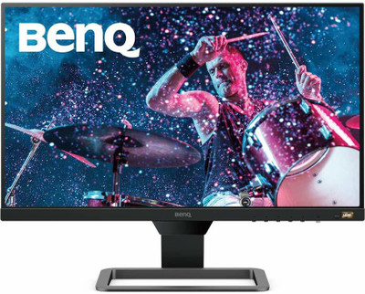 BenQ EW 23.8 inch Full HD LED Backlit IPS Panel Built-in Speakers, Blue Light Filter, Wall Mountable, Tilt Adjustment, Flicker-Free Monitor (EW2480)
