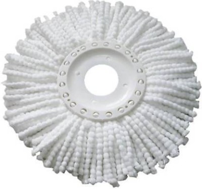 SAKEXA Pack of 1 Floor Cleaning Spin Mop Microfiber Refill 009 Refill(White)