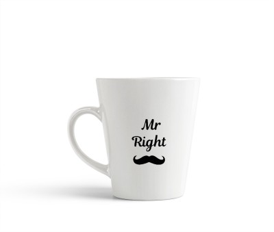 Tee Mafia con-mr-right Ceramic Coffee Mug(330 ml)