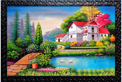 JOISTA Wood Wall Photo Frame(Multicolor, 1 Photo(s), 14 X 20 INCH)