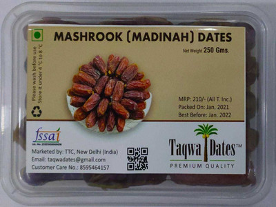 TAQWA DATES MASHROOK MADINAH Dry Dates(1 x 250 g)