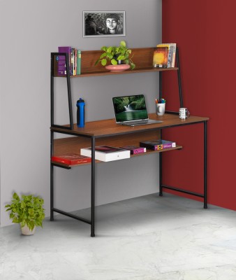 Delite Kom Ether Engineered Wood Study Table(Free Standing, Finish Color - Brown, Knock Down)