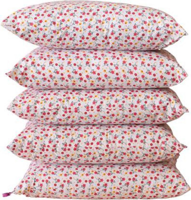 69% OFF on DONDA Cotton Floral Sleeping Pillow Pack of 5(Multicolor)