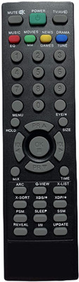 HDF Remote Control Compatible For  LCD/LED TV. URC39 LG/Plasma Remote Controller(Black)