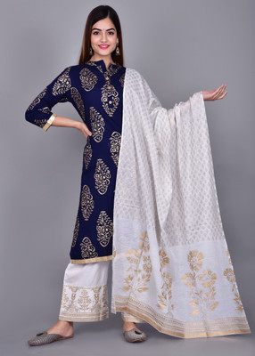 SUBH LAXMI Women Kurta Palazzo Set