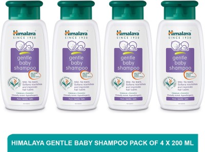 HIMALAYA Gentle Baby Shampoo | Tear Free Baby Shampoo (pack of 4)200ml(800 ml)