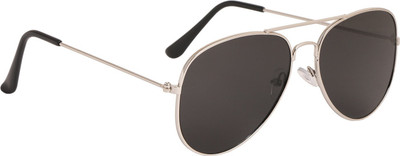 peter india Aviator Sunglasses(For Men, Black)