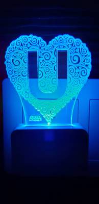 Super Ajanta 2170 U Night Lamp For Home And Office Table Lamp