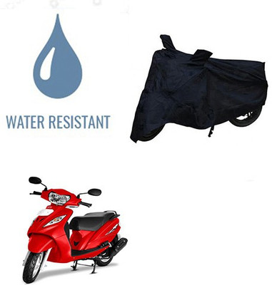 Atulit enterprises Waterproof Two Wheeler Cover for TVS(Wego, Black)
