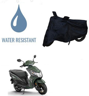 Mdstar Waterproof Two Wheeler Cover for Honda(Deo, Black)