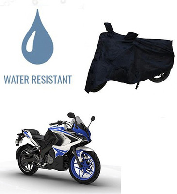 Atulit enterprises Waterproof Two Wheeler Cover for Bajaj(Pulsar RS 200, Black)
