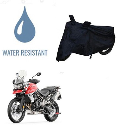 Atulit enterprises Waterproof Two Wheeler Cover for Triumph(Tiger 800 XCA, Black)