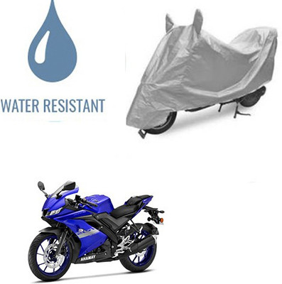 Atulit enterprises Waterproof Two Wheeler Cover for Yamaha(R15 V3, Silver)